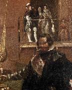 Diego Velazquez Duke and the royal family on the balcony looking on china oil painting artist